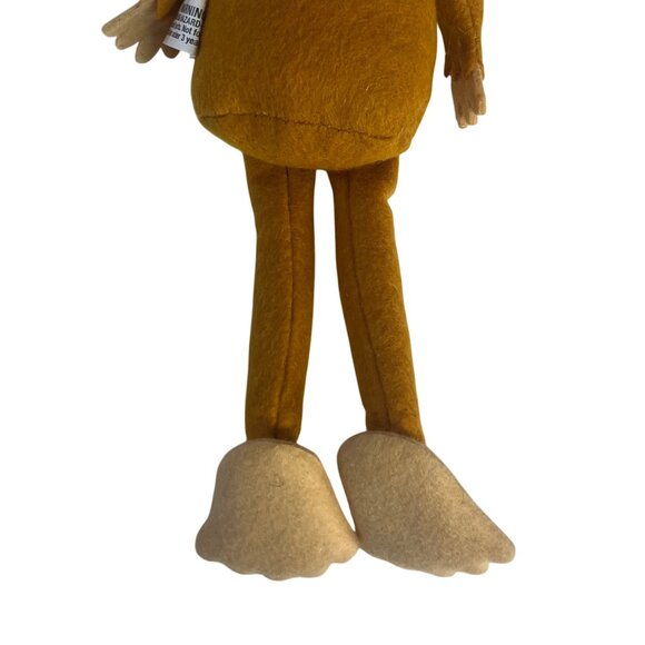 2024 Target Bullseye Plush Forest Creature Monkey Doll Checkered Scarf New - Picture 4 of 8